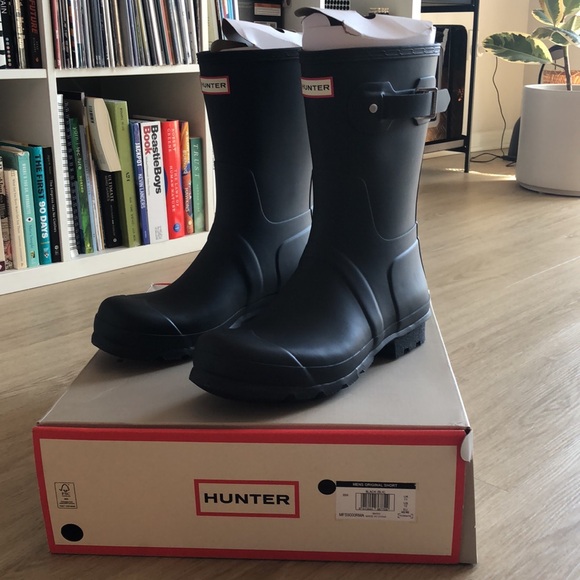 NEW with box Hunter Mens Original Short Rain Boots Size US 12 / UK 11 /EU 45/45 - Picture 2 of 5